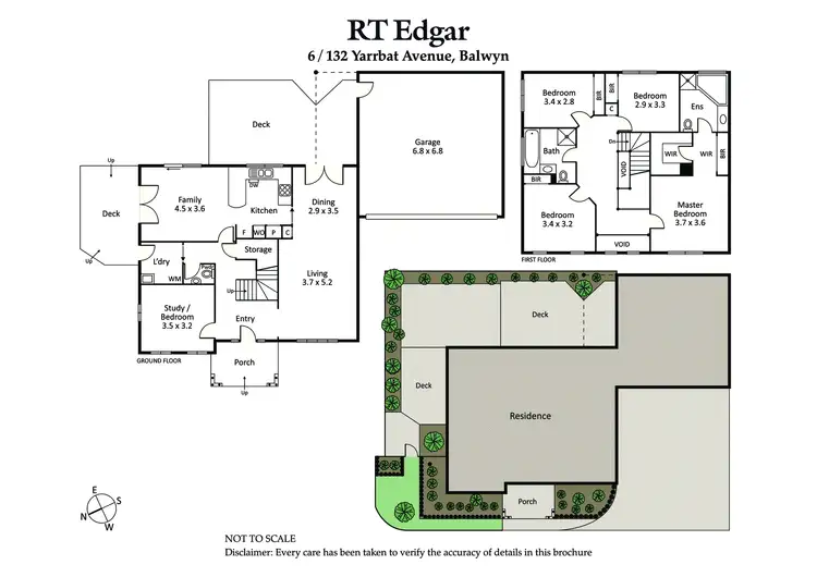 Floorplan of Homely townhouse listing, 6/132 Yarrbat Avenue, Balwyn VIC 3103