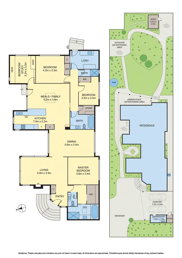 Floorplan of Homely house listing, 43 Gardenia Street, Blackburn VIC 3130