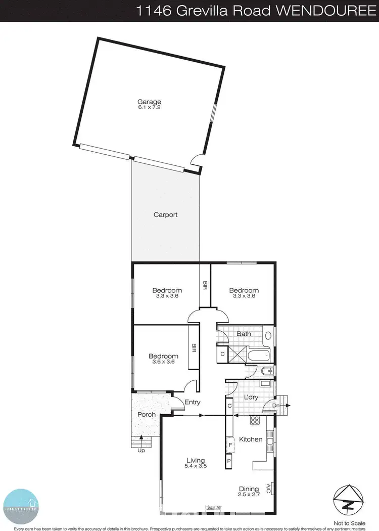 Floorplan of Homely house listing, 1146 Grevillea Road, Wendouree VIC 3355