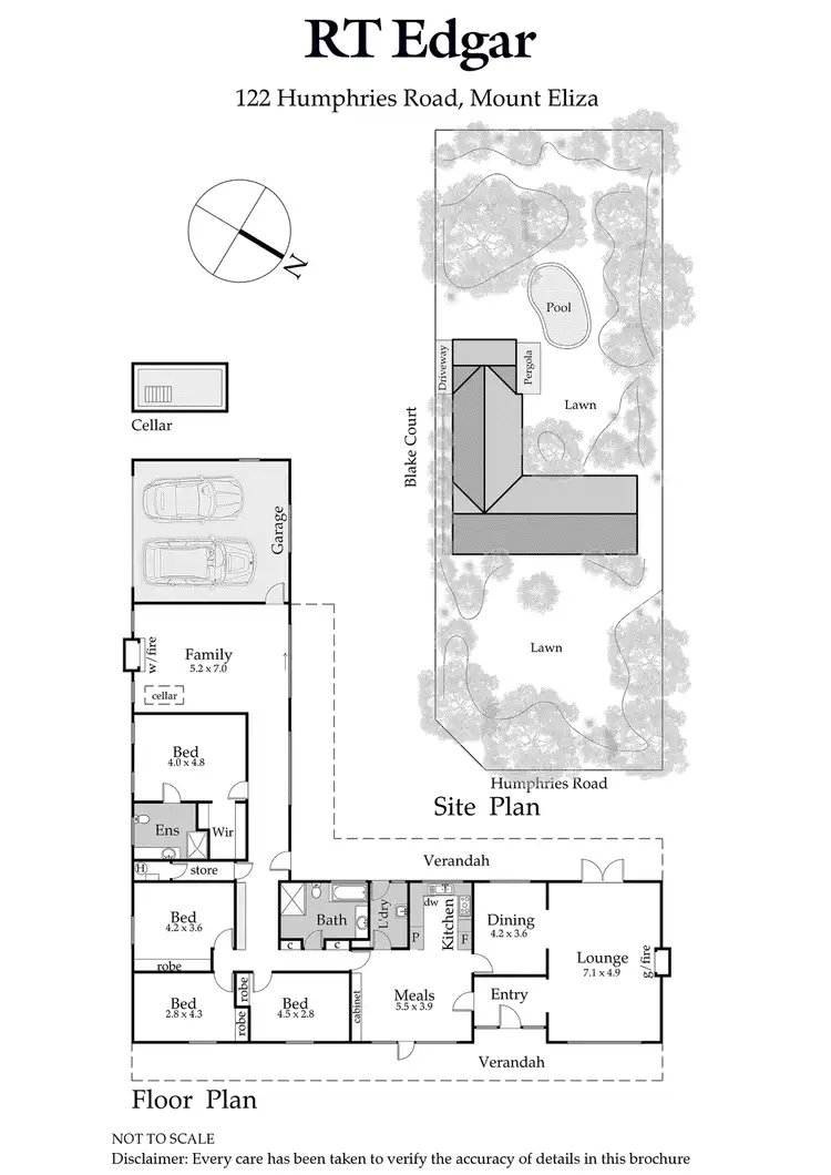 Floorplan of Homely house listing, 122 Humphries Road, Mount Eliza VIC 3930