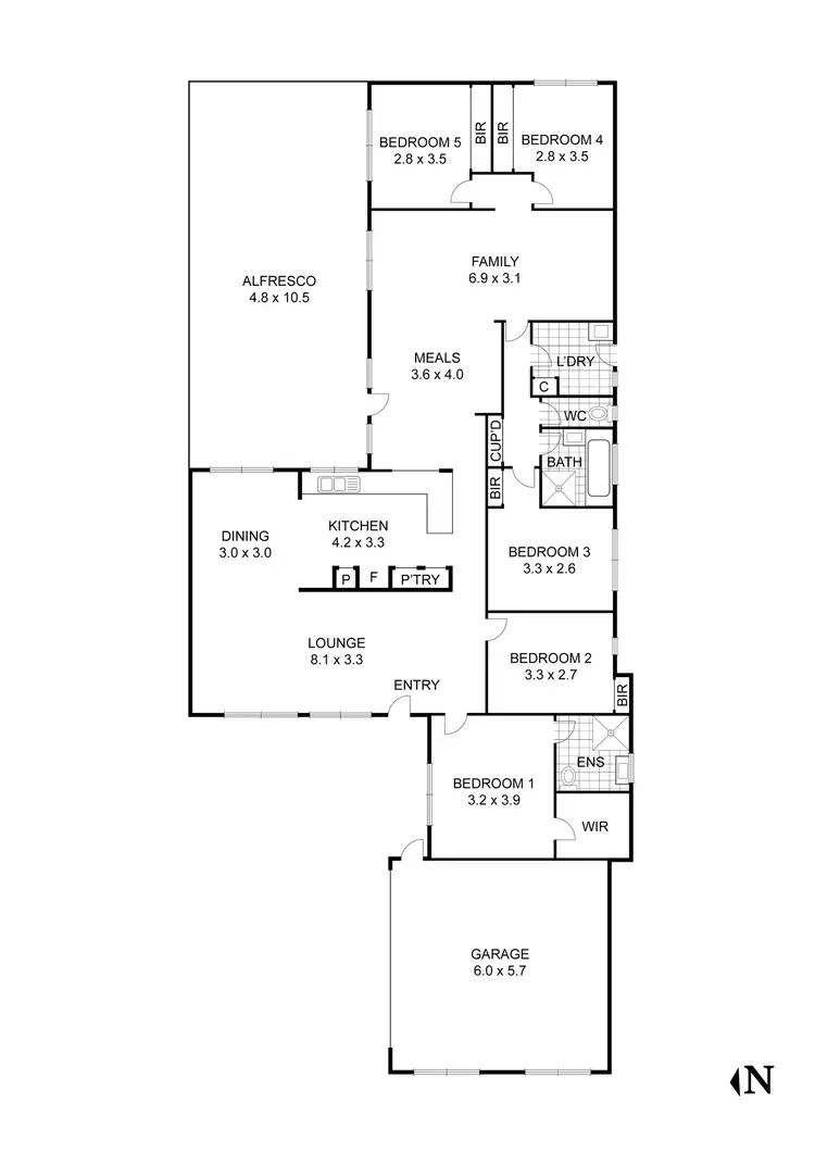 Floorplan of Homely house listing, 28 Raglan Street, Wallan VIC 3756