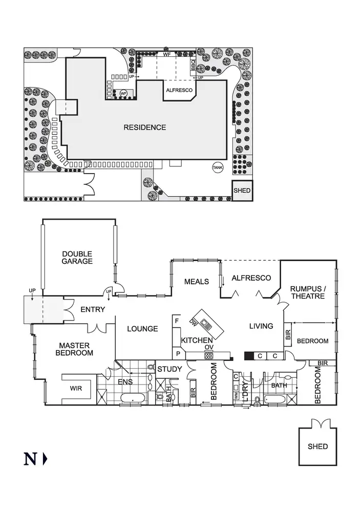 Floorplan of Homely house listing, 21 Tara Valley  Crescent, Doreen VIC 3754