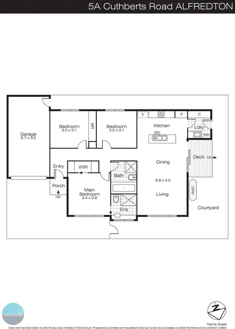 Floorplan of Homely house listing, 5A Cuthberts Road, Alfredton VIC 3350
