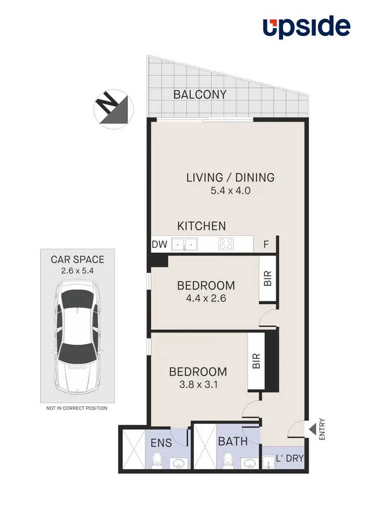 Floorplan of Homely apartment listing, 802/10 Norfolk Street, Liverpool NSW 2170