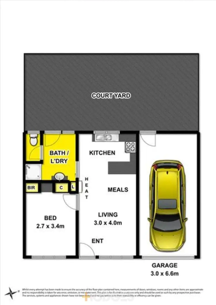 Floorplan of Homely unit listing, 5/155-157 Minerva Road, Newtown VIC 3220