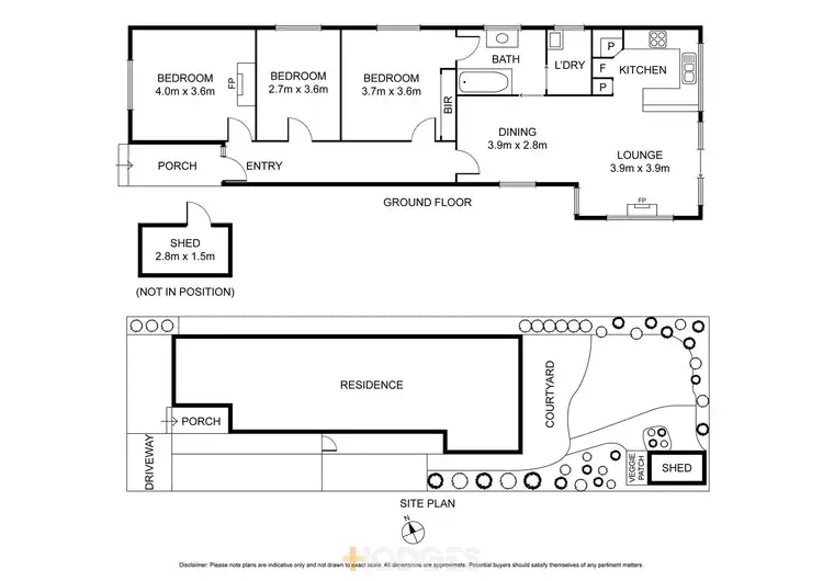 Floorplan of Homely house listing, 26 Coquette Street, Geelong West VIC 3218