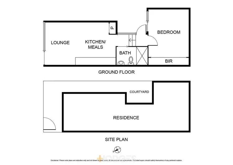 Floorplan of Homely townhouse listing, 6 Heaths Lane, Geelong VIC 3220