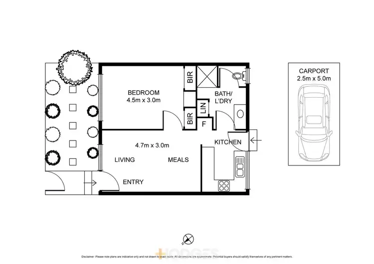 Floorplan of Homely unit listing, 3/26 Fraser Street, Herne Hill VIC 3218