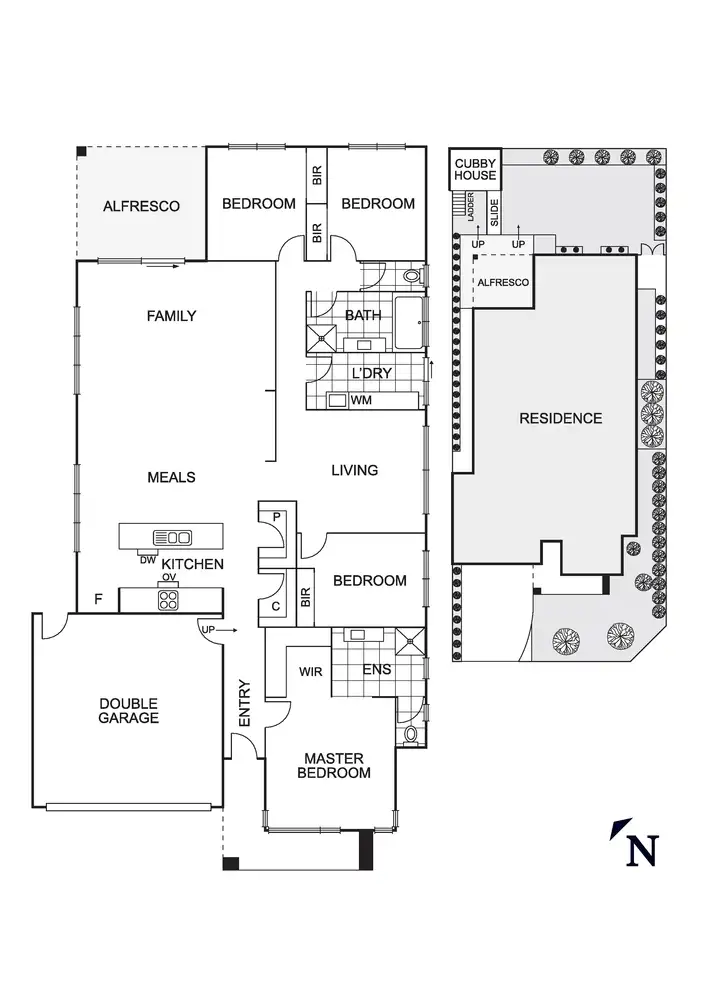 Floorplan of Homely house listing, 15 Travertine  Crescent, Doreen VIC 3754