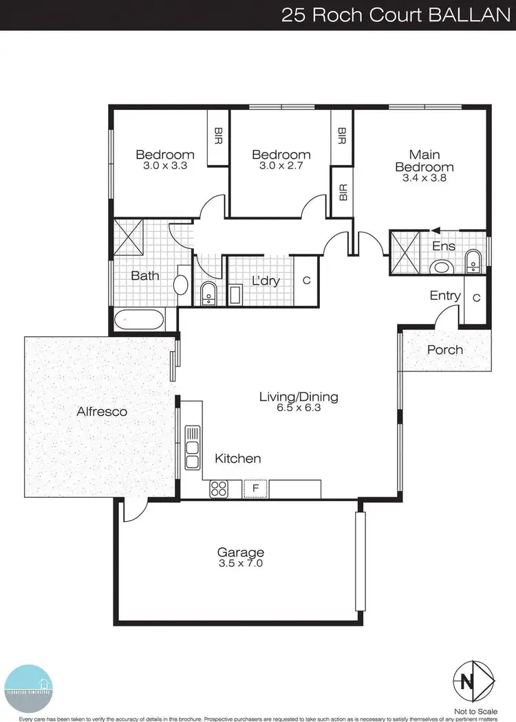 Floorplan of Homely house listing, 4/25 Roch Court, Ballan VIC 3342