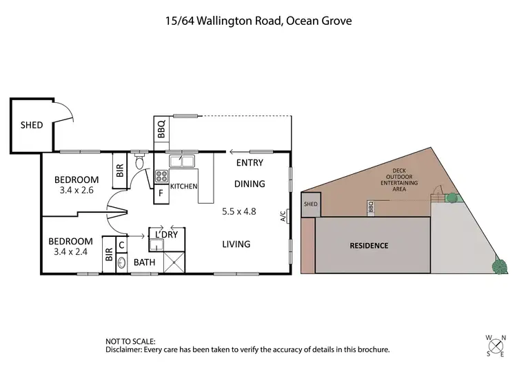 Floorplan of Homely unit listing, Cabin 15/64 Wallington Road, Ocean Grove VIC 3226