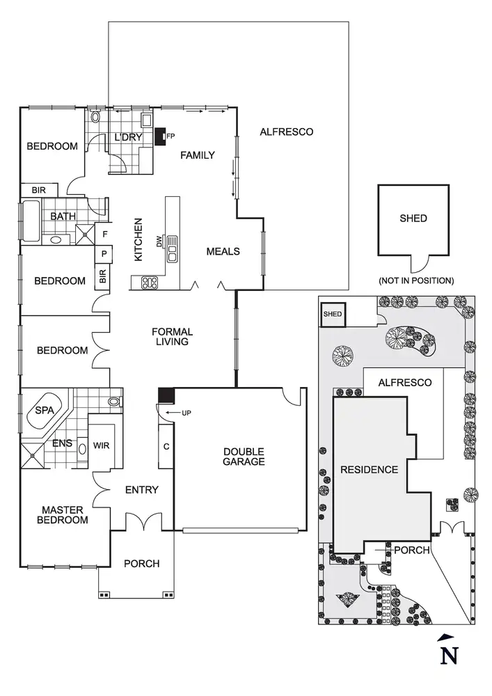 Floorplan of Homely house listing, 14 Corriedale Drive, Doreen VIC 3754