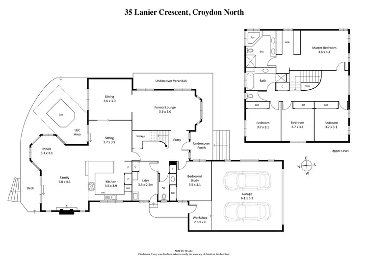 Floorplan of Homely house listing, 35 Lanier Crescent, Croydon North VIC 3136