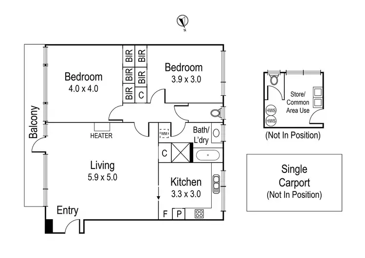 Floorplan of Homely apartment listing, 3/33 Studley Park Road, Kew VIC 3101