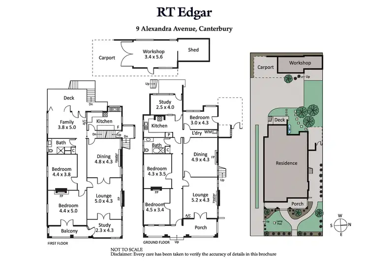 Floorplan of Homely house listing, 9 Alexandra Avenue, Canterbury VIC 3126