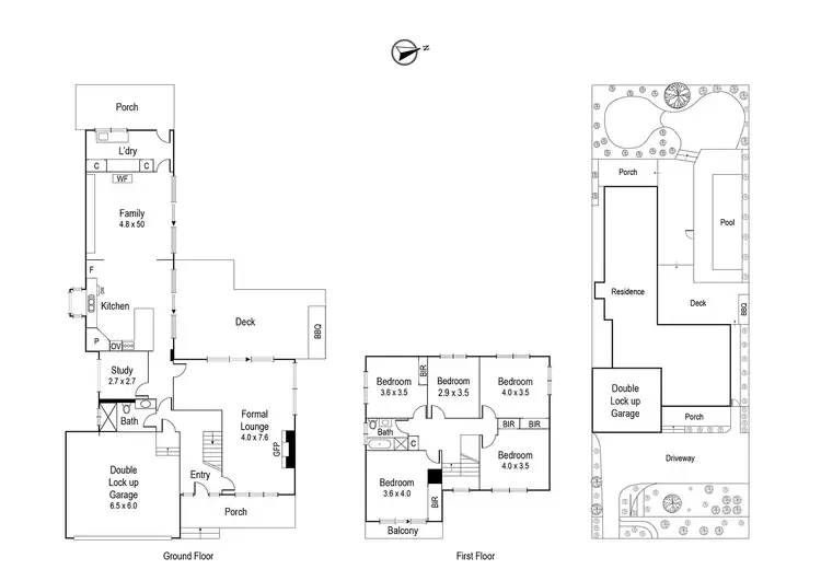 Floorplan of Homely house listing, 25 Haughton Parade, Rosanna VIC 3084