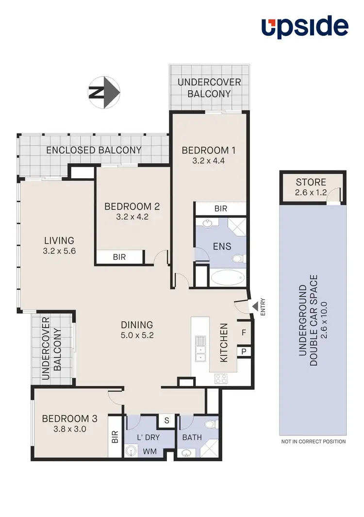 Floorplan of Homely apartment listing, 308/8 Lachlan Street, Waterloo NSW 2017