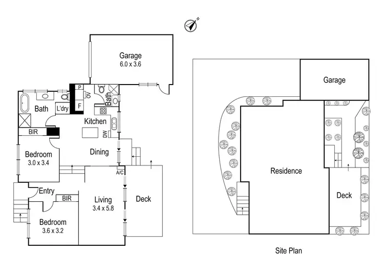 Floorplan of Homely unit listing, 2/31-33 Grandview Grove, Rosanna VIC 3084