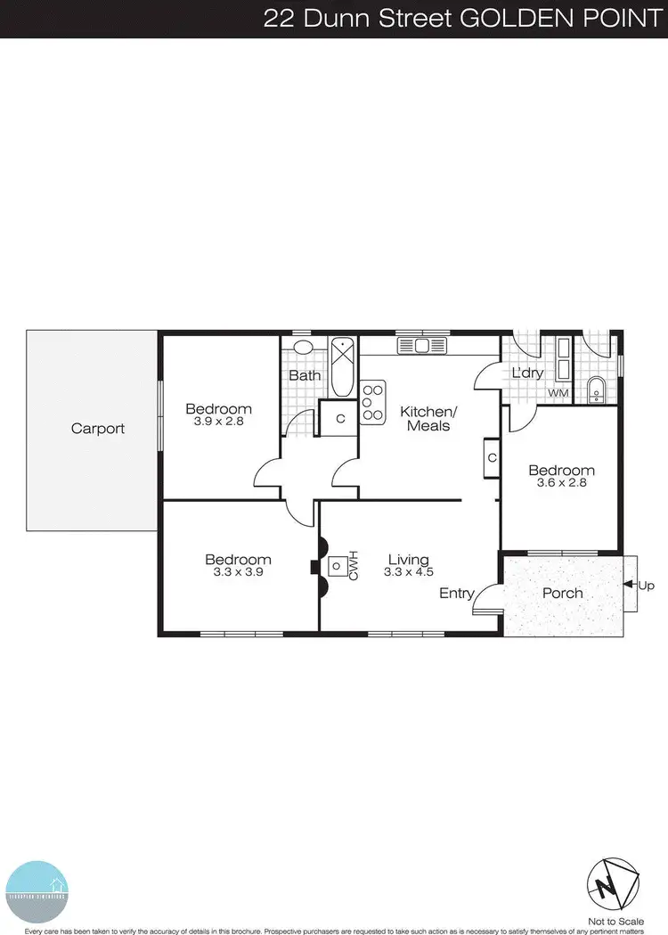 Floorplan of Homely house listing, Lot 2/22 Dunn Street, Golden Point VIC 3350