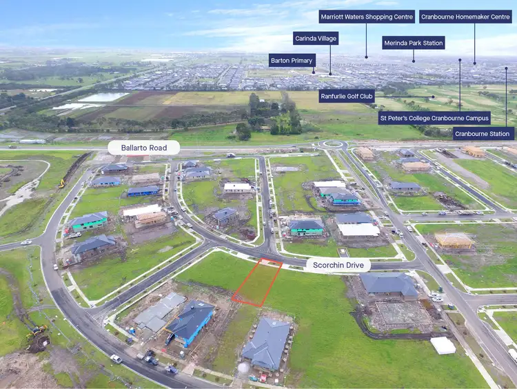 Floorplan of Homely land listing, 9 Scorchin Drive, Cranbourne South VIC 3977