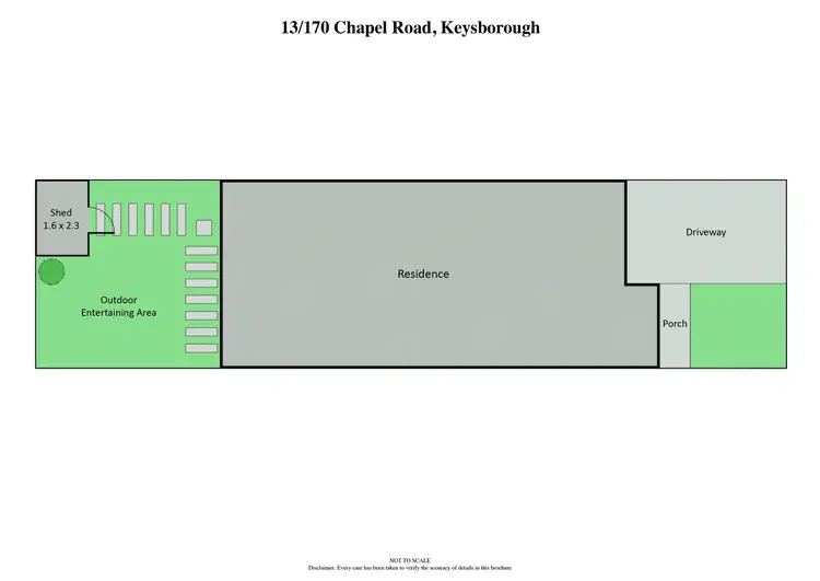 Floorplan of Homely townhouse listing, 13/170 Chapel Road, Keysborough VIC 3173