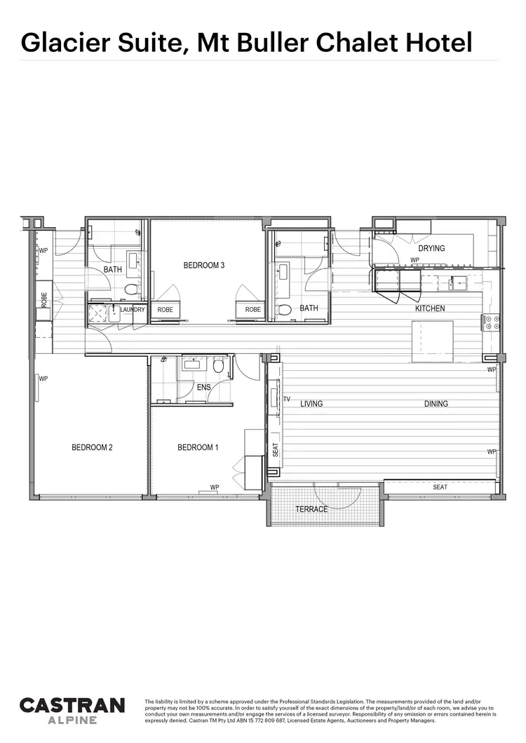 Floorplan of Homely apartment listing, 611-614/5 Summit Road, Mount Buller VIC 3723