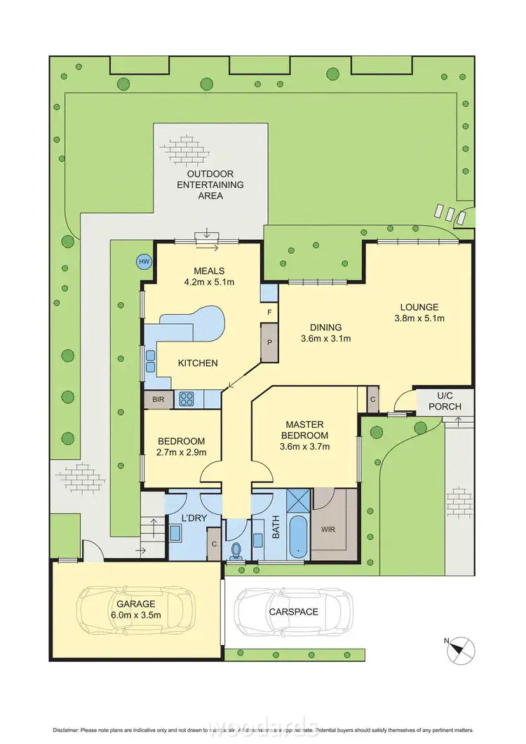 Floorplan of Homely townhouse listing, 1/17-19 Dehnert Street, Doncaster East VIC 3109