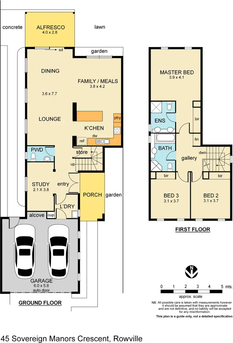 Floorplan of Homely house listing, 45 Sovereign Manors Crescent, Rowville VIC 3178
