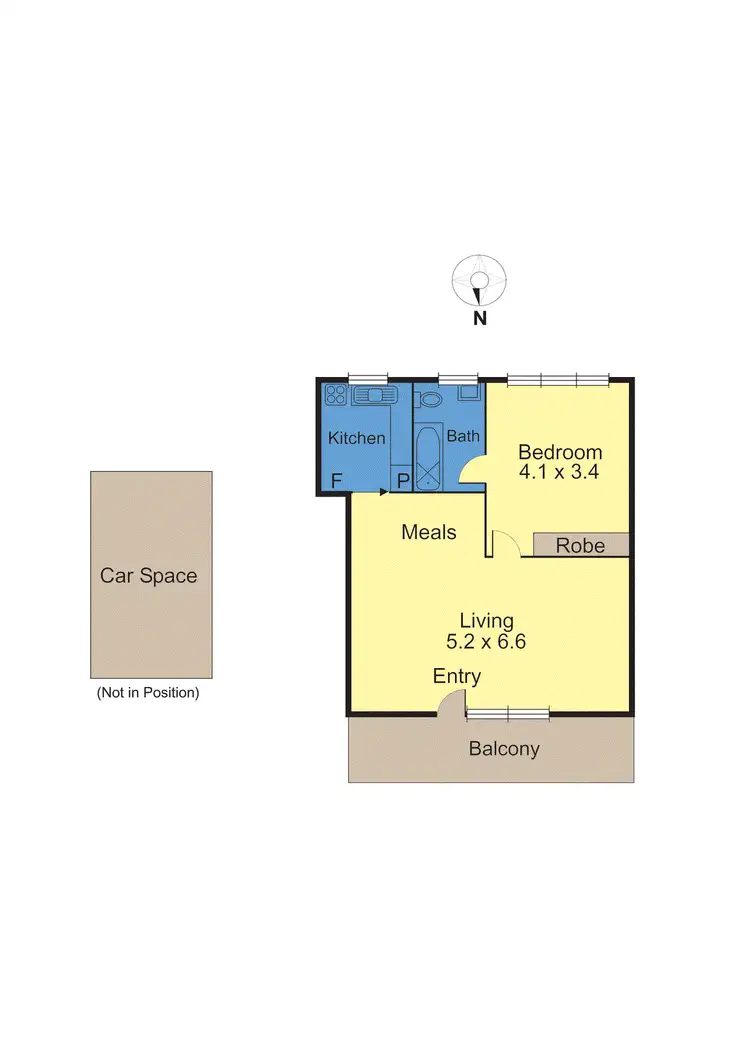 Floorplan of Homely apartment listing, 5/575 Glenferrie Road, Hawthorn VIC 3122