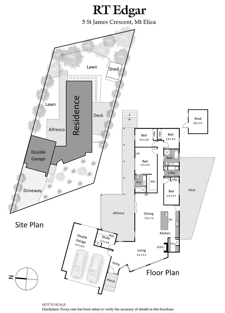 Floorplan of Homely house listing, 5 St James Crescent, Mount Eliza VIC 3930