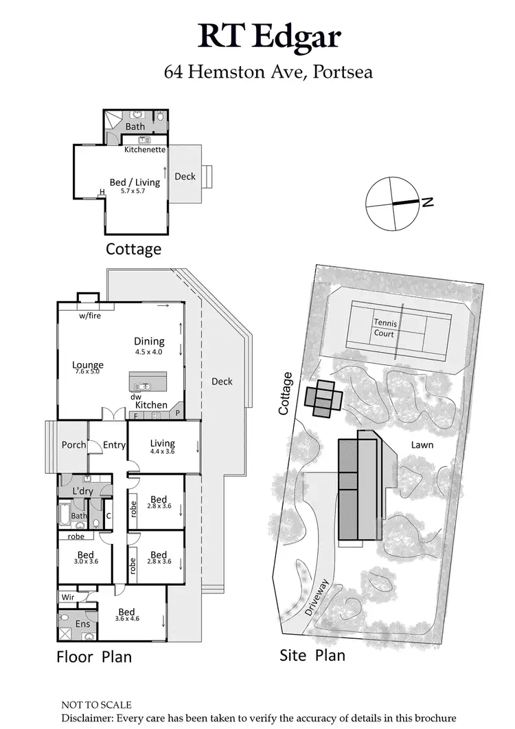 Floorplan of Homely house listing, 64 Hemston Avenue, Portsea VIC 3944