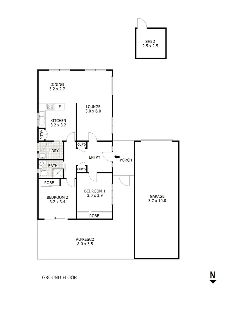 Floorplan of Homely house listing, 69 Wedding Drive, Wallan VIC 3756