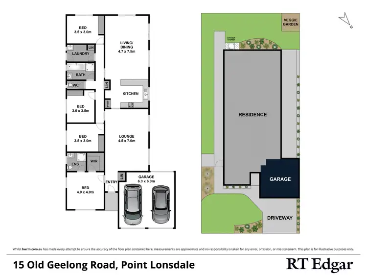 Floorplan of Homely house listing, 15 Old Geelong Road, Point Lonsdale VIC 3225