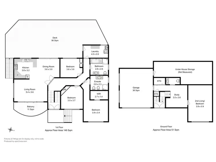 Floorplan of Homely house listing, 36 Fielding Drive, West Hobart TAS 7000