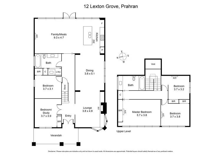 Floorplan of Homely house listing, 12 Lexton Grove, Prahran VIC 3181