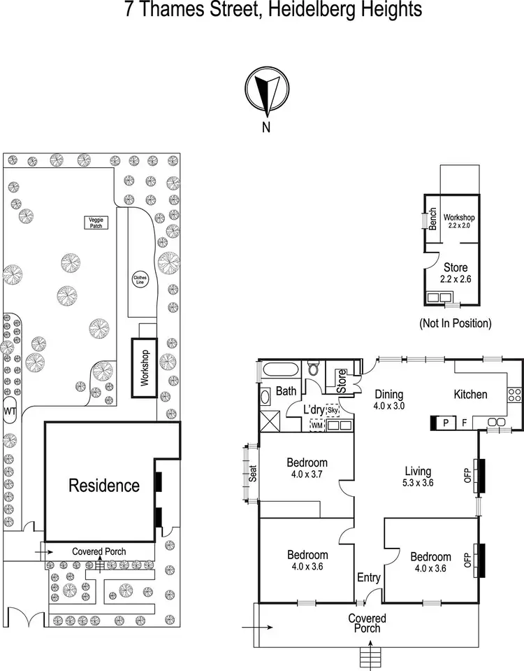 Floorplan of Homely house listing, 7 Thames Street, Heidelberg Heights VIC 3081