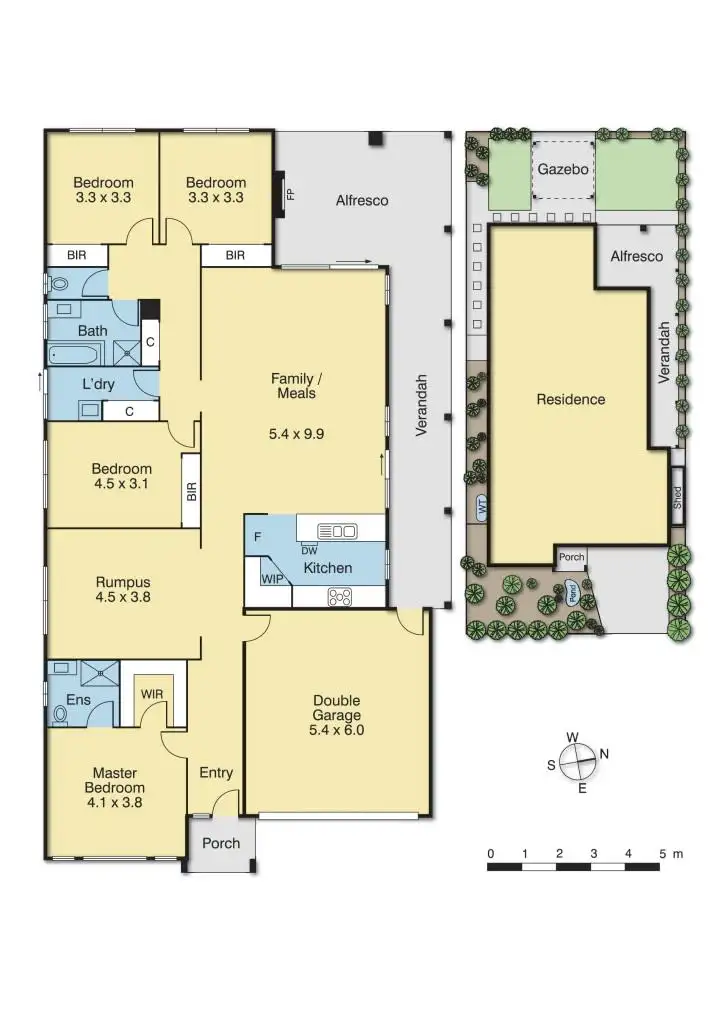 Floorplan of Homely house listing, 84 Wellington Street, Mernda VIC 3754