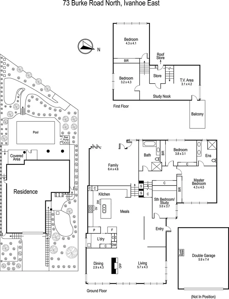 Floorplan of Homely house listing, 73 Burke Road North, Ivanhoe East VIC 3079