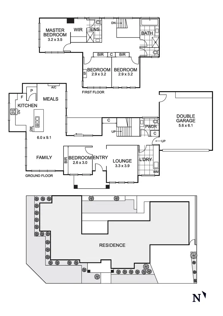 Floorplan of Homely house listing, 4 Taylor Link, Doreen VIC 3754