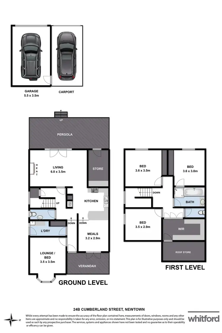 Floorplan of Homely house listing, 24B Cumberland Street, Newtown VIC 3220