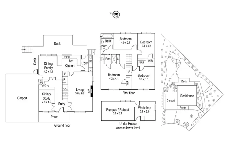 Floorplan of Homely house listing, 9 The Mews, Viewbank VIC 3084