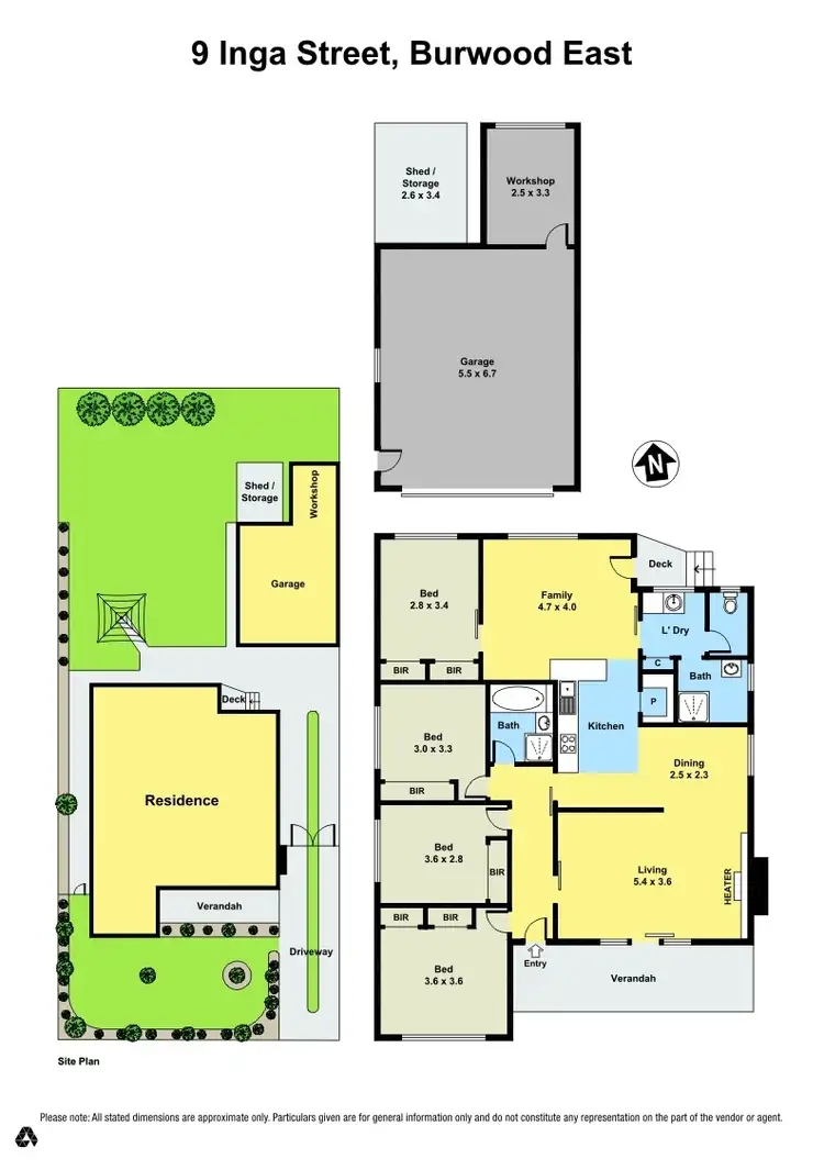 Floorplan of Homely house listing, 9 Inga Street, Burwood East VIC 3151