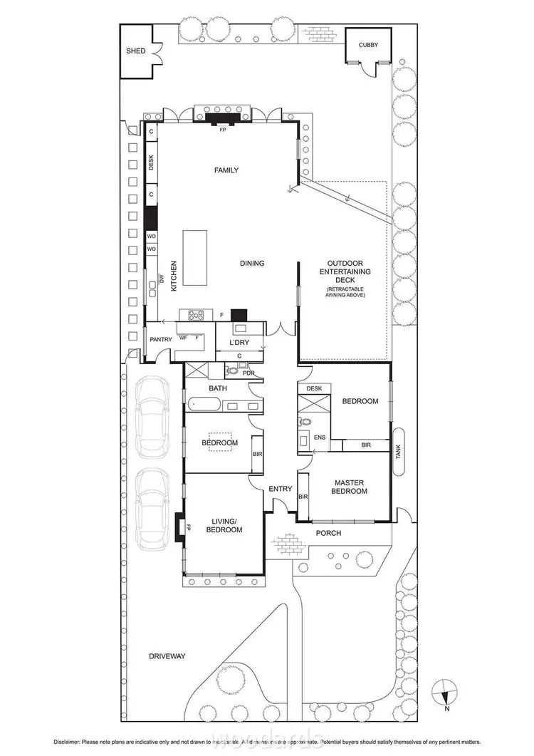Floorplan of Homely house listing, 76 Paloma Street, Bentleigh East VIC 3165