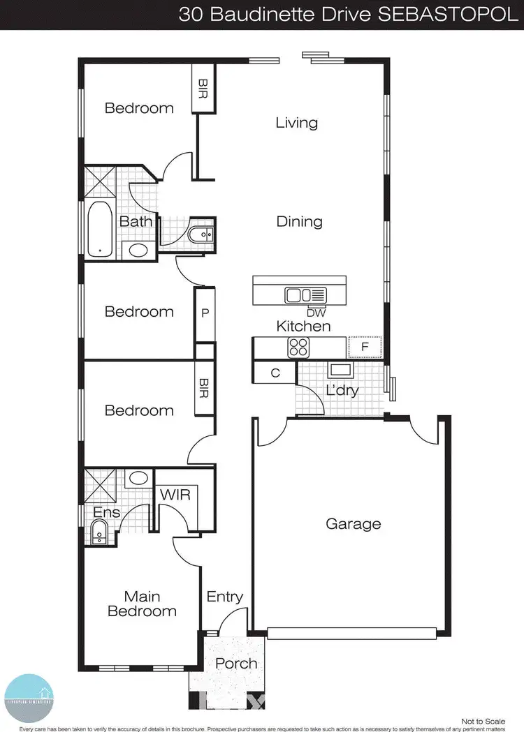 Floorplan of Homely house listing, 30 Baudinette Drive, Sebastopol VIC 3356