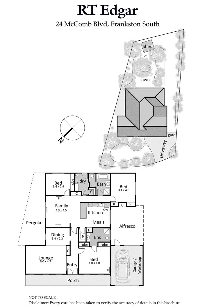 Floorplan of Homely house listing, 24 McComb Boulevard, Frankston South VIC 3199