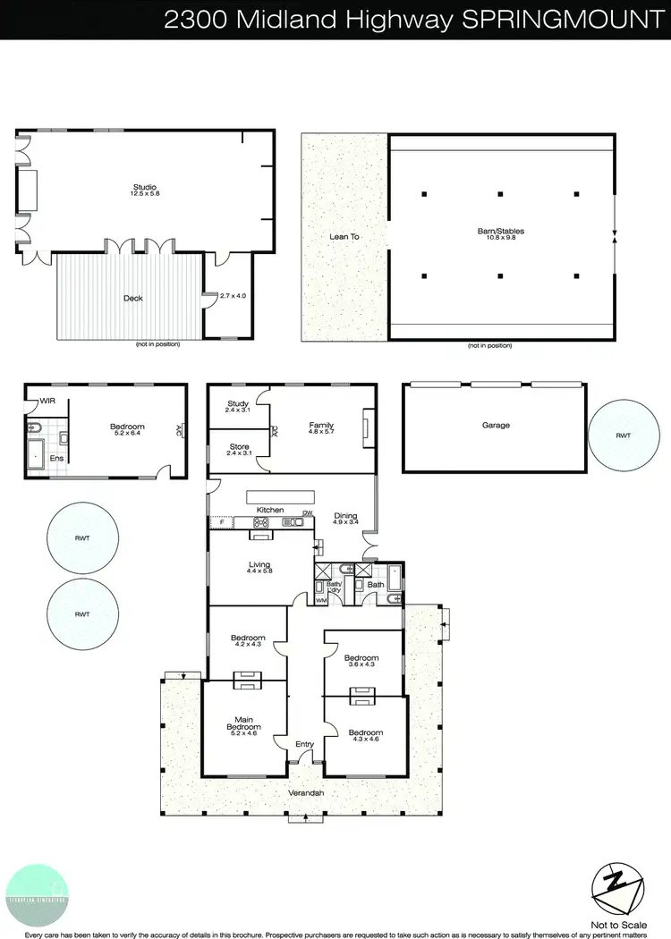Floorplan of Homely house listing, 2300 Midland Highway, Springmount VIC 3364