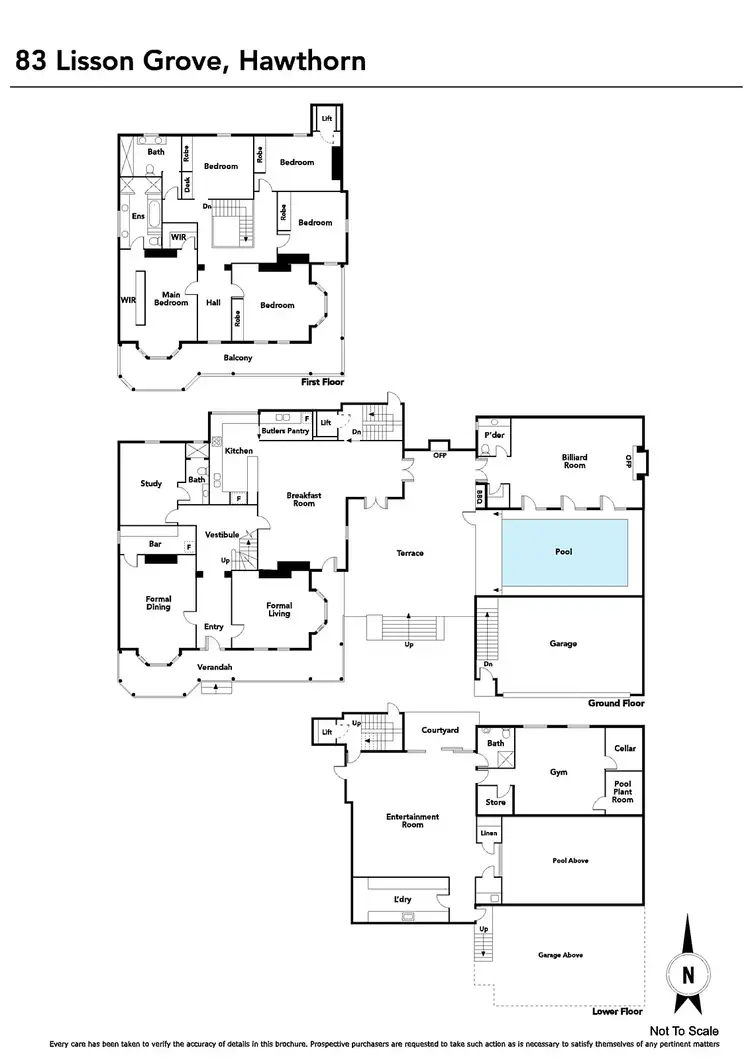 Floorplan of Homely house listing, 83 Lisson Grove, Hawthorn VIC 3122