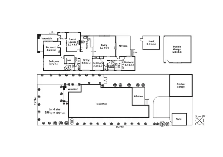 Floorplan of Homely house listing, 1 Champion Street, Brighton VIC 3186