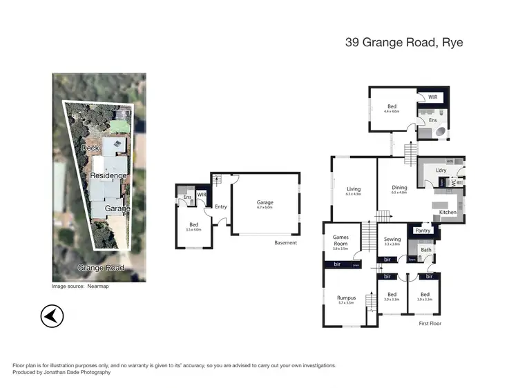 Floorplan of Homely house listing, 39 Grange Road, Rye VIC 3941