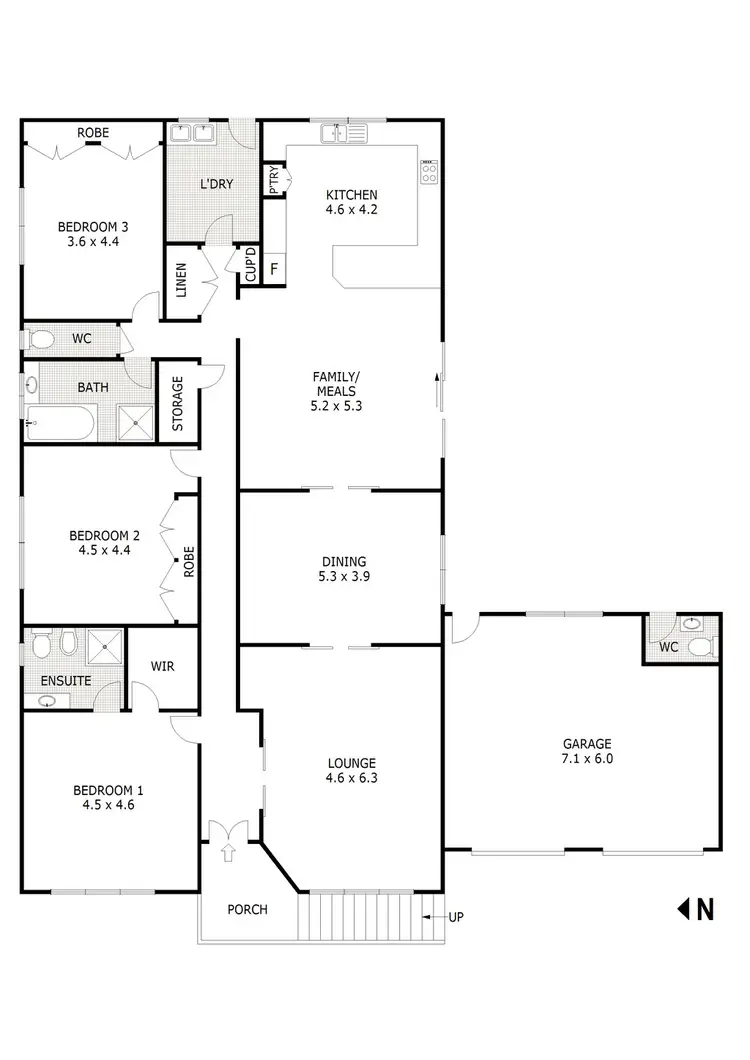 Floorplan of Homely house listing, 8 Pretty Sally Drive, Wallan VIC 3756